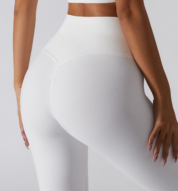 Women's Solid High Waist Flare Leg Leggings