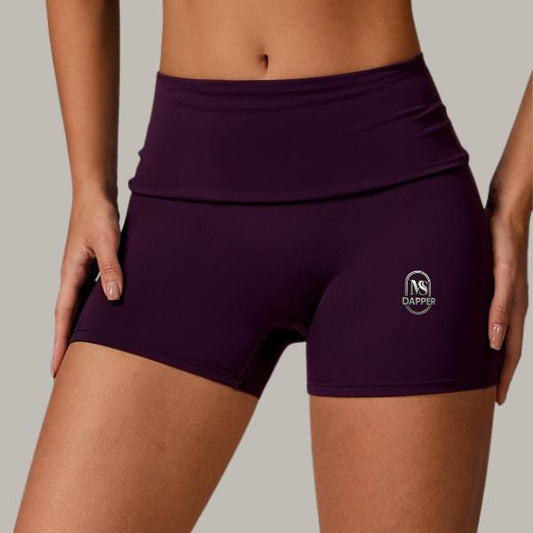 Women's High Waist Sports Shorts - Breathable Comfortable High Stretch Skinny Shorts
